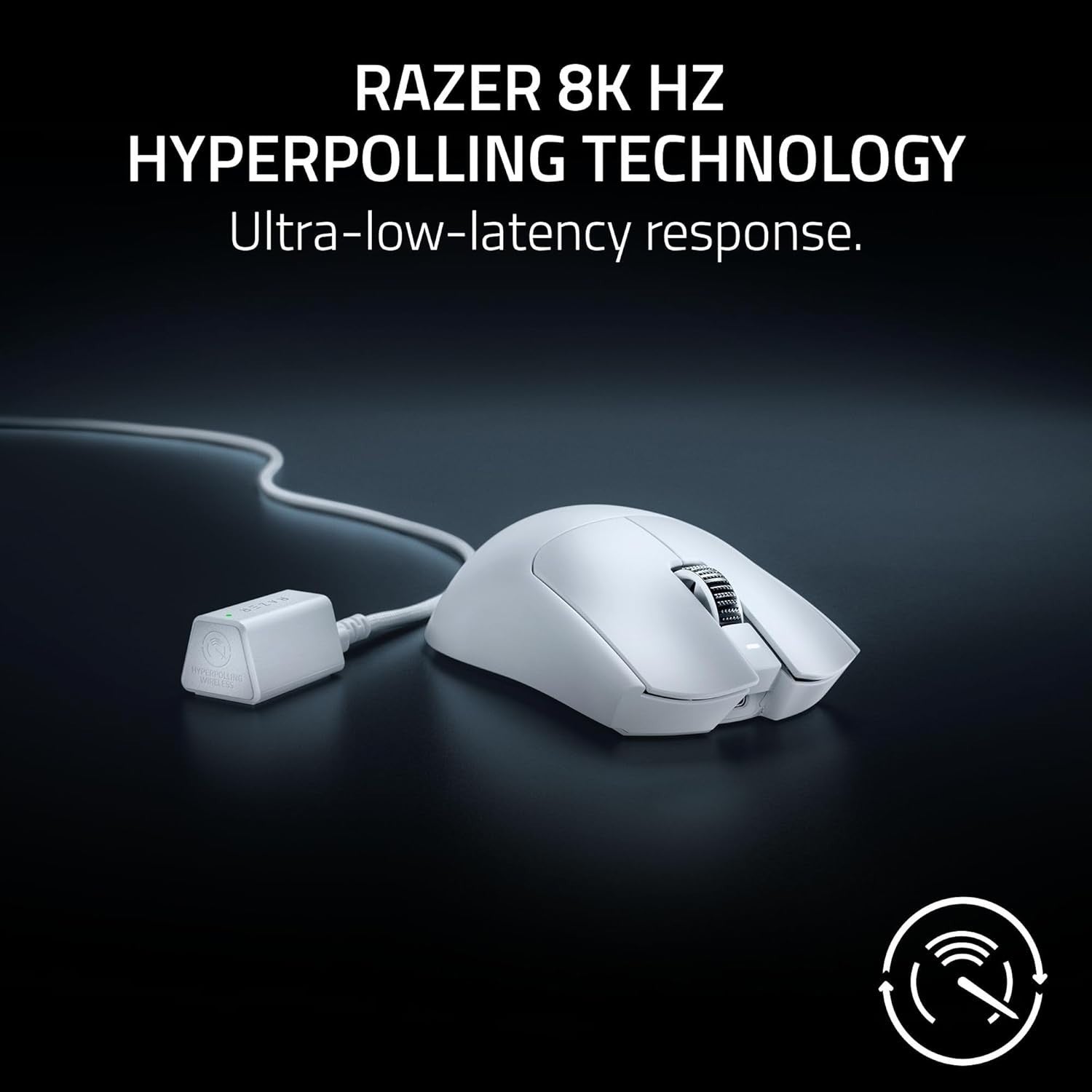 Ultra Light Wireless Esports Mouse 35K DPI 8K Polling Precision Gaming