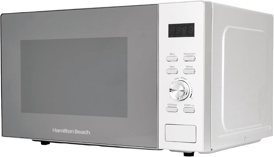 30L Family-Size Digital Microwave 950W 8 Auto Programs Silver