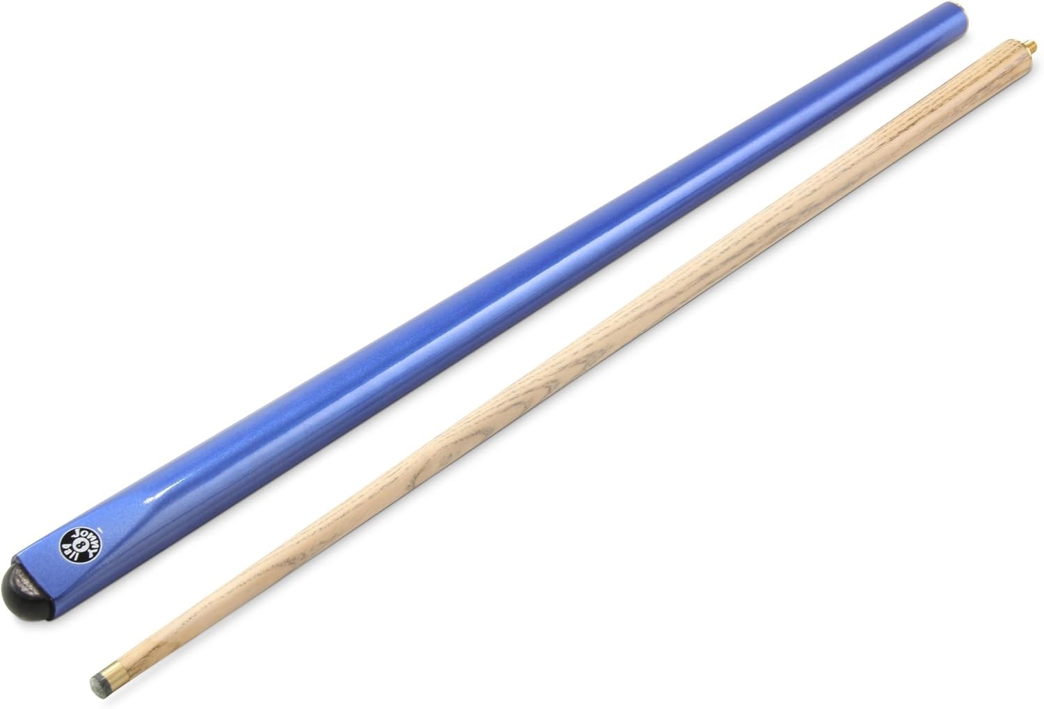 48in Kids Snooker Pool Cue 9.5mm Tip Ash Shaft Centre Joint Gloss 2pc
