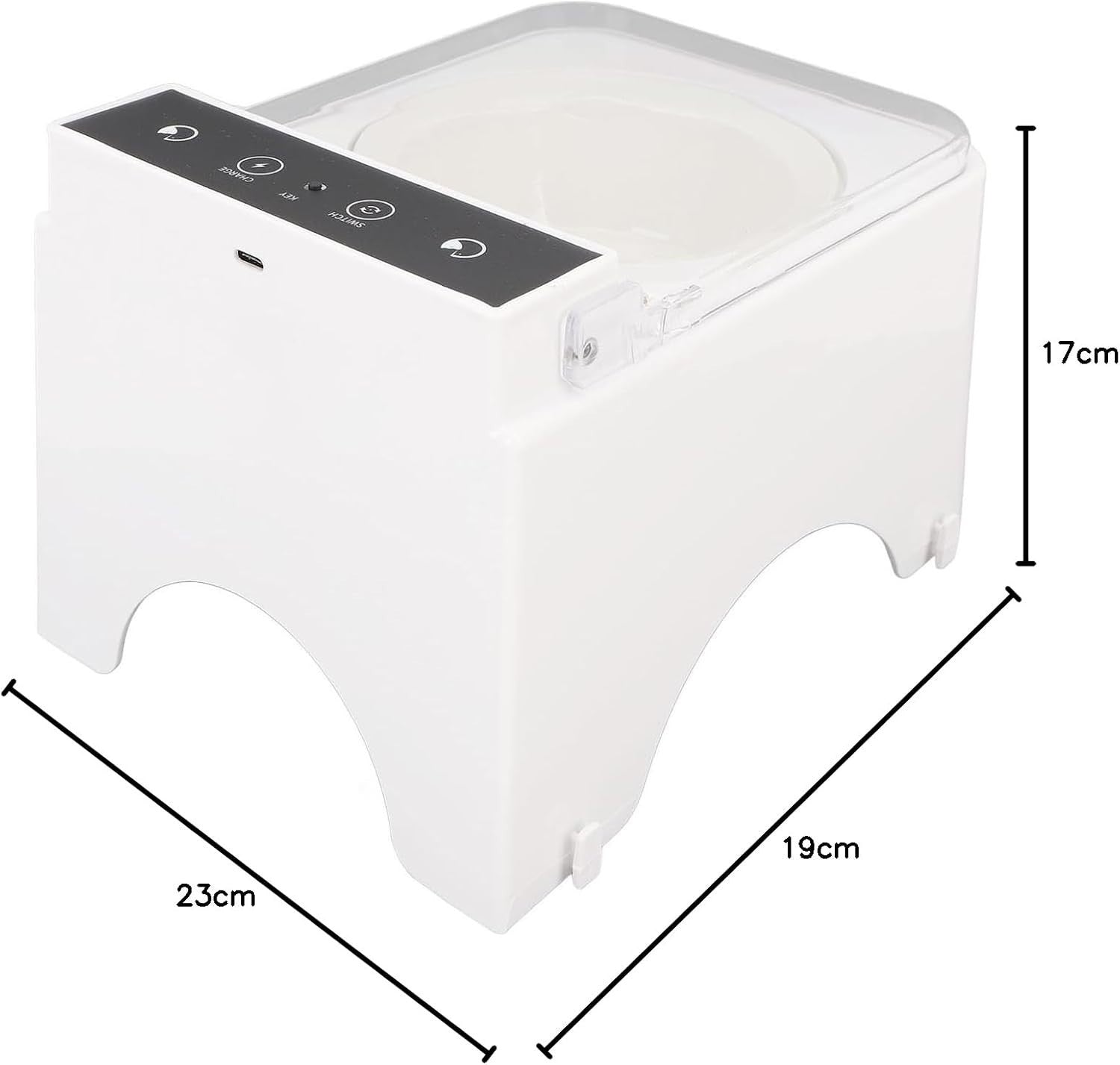 Automatic Pet Feeder Infrared Sensor Bowl Auto Open Lid Cat Dog Food