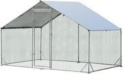 Large Walk In Chicken Coop 3x2m Galvanised Run UV Cover Cage