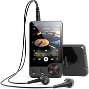 128GB MP3 Player Black 2.4" Touch Bluetooth HiFi FM