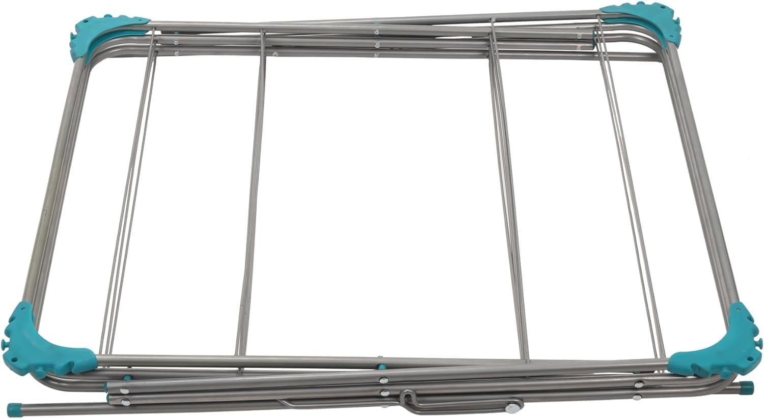 3 Tier Clothes Airer 16m Folding Drying Rack Space Saving Indoor Outdoor