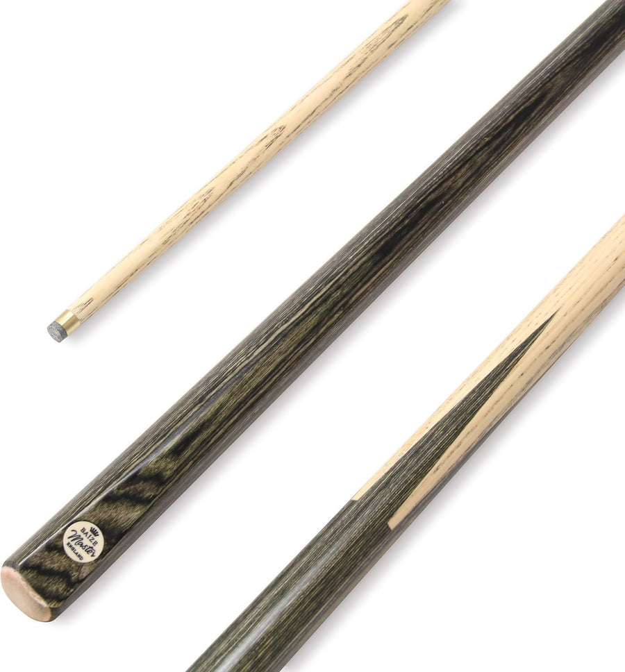 48in Junior One Piece Snooker Pool Cue 9.5mm Tip Ash House Cue