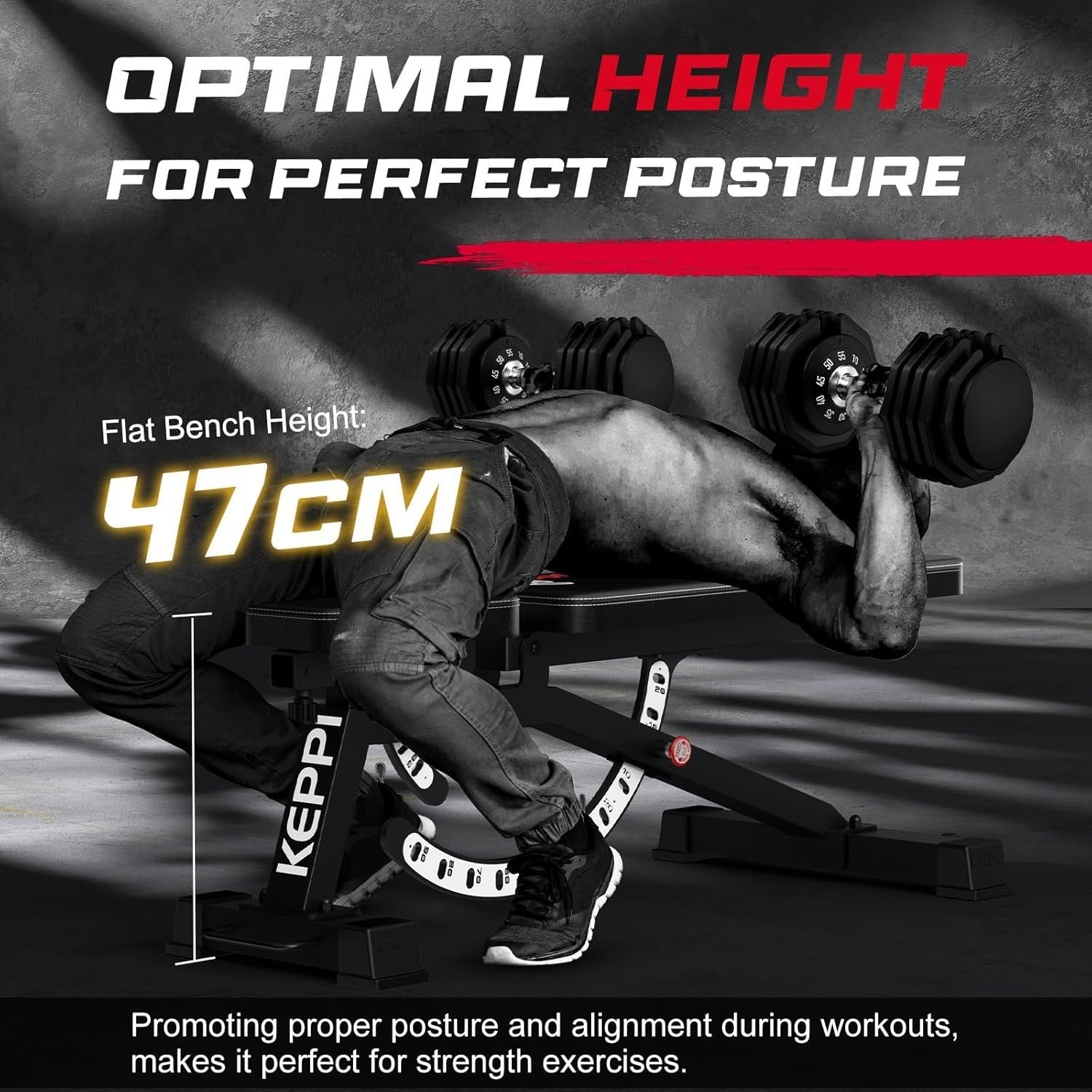 Commercial Strength Workout Bench 600kg Multi-Angle Home Training Pro