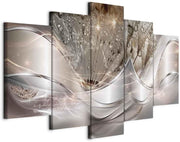 Murando Abstract Flowers Canvas Wall Art 200x100 cm 5-Piece