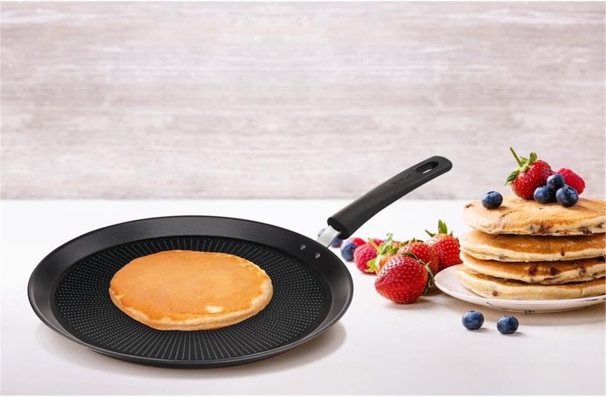 25cm Titanium Non-Stick Crepe Pan Heavy Duty Induction Base Skillet