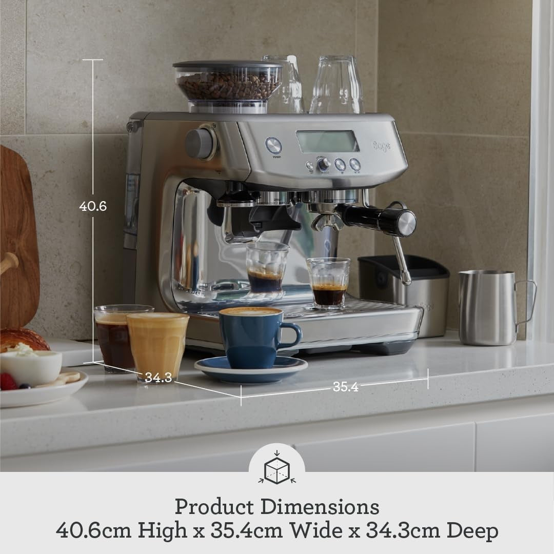 High-Performance Bean-to-Cup Coffee Machine with Grinder, Frother & 30 Settings