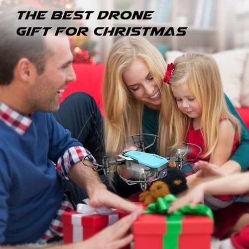 720P HD Foldable Mini Drone with Altitude Hold & 3D Flip (2 Batteries)