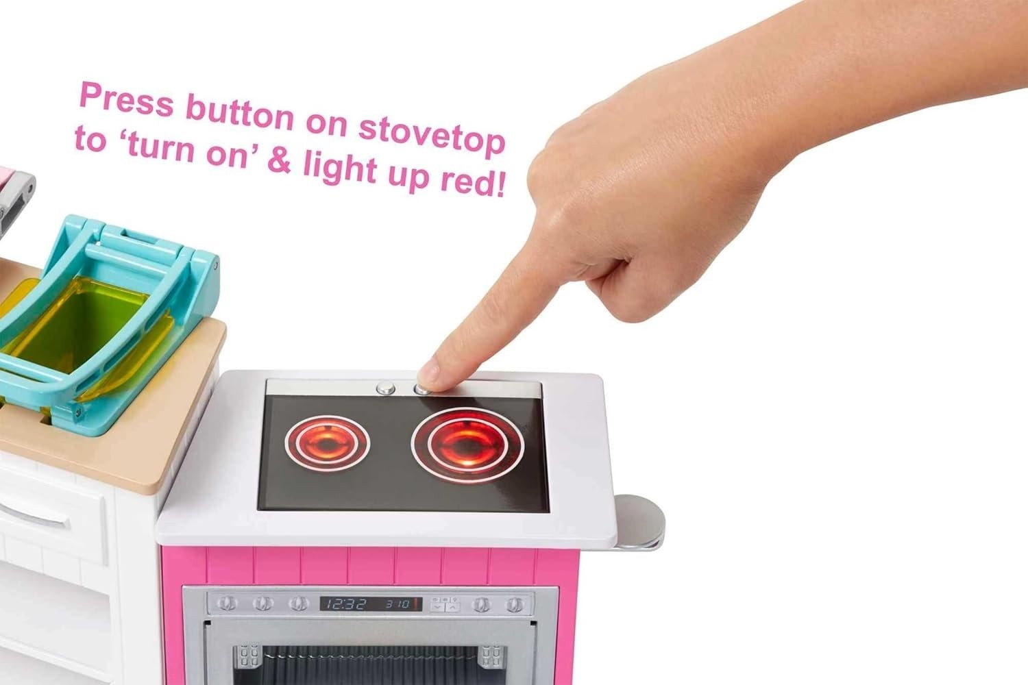 Girls Chef Doll Kitchen Playset Play Dough Cooking Toy Accessories