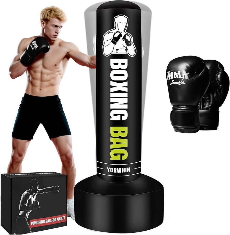 Inflatable 180cm Standing Boxing Bag Home MMA Kick Training