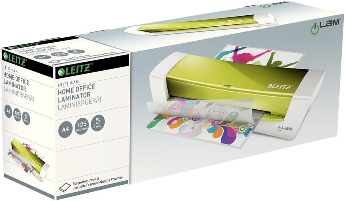 A4 Laminator Machine Fast Warm Up Auto Shut Off 80–125 Mic Home Office