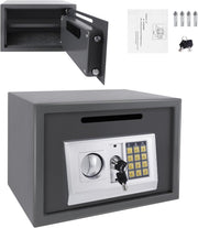 16L Digital Safe Box Electronic Cash Security Lock for Home Office