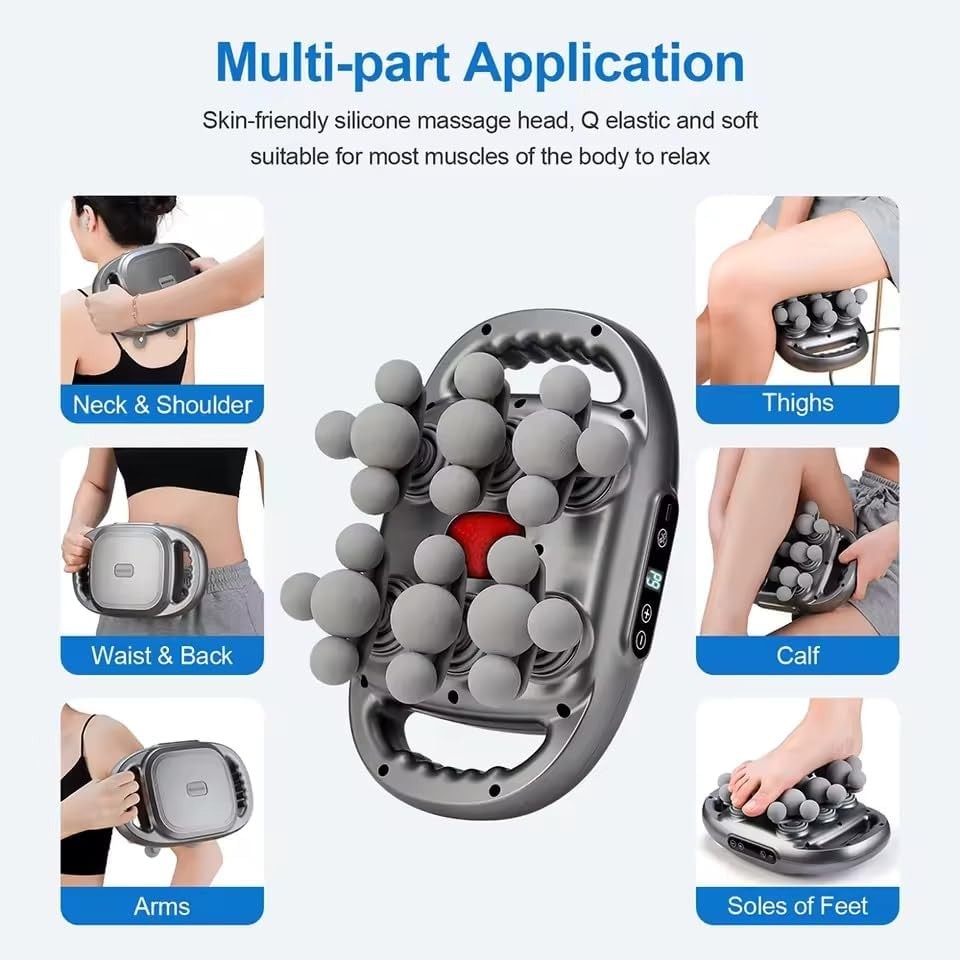 22 Head Massage Gun Deep Muscle Relief for Back Neck Shoulders Full Body