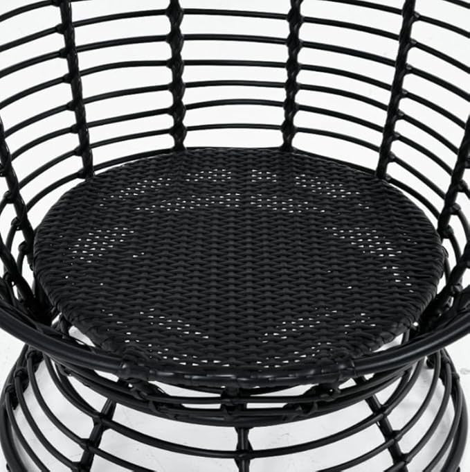 Luxury Rattan Egg Chair Outdoor Garden Patio Lounge Swivel Seat w/ Cushion