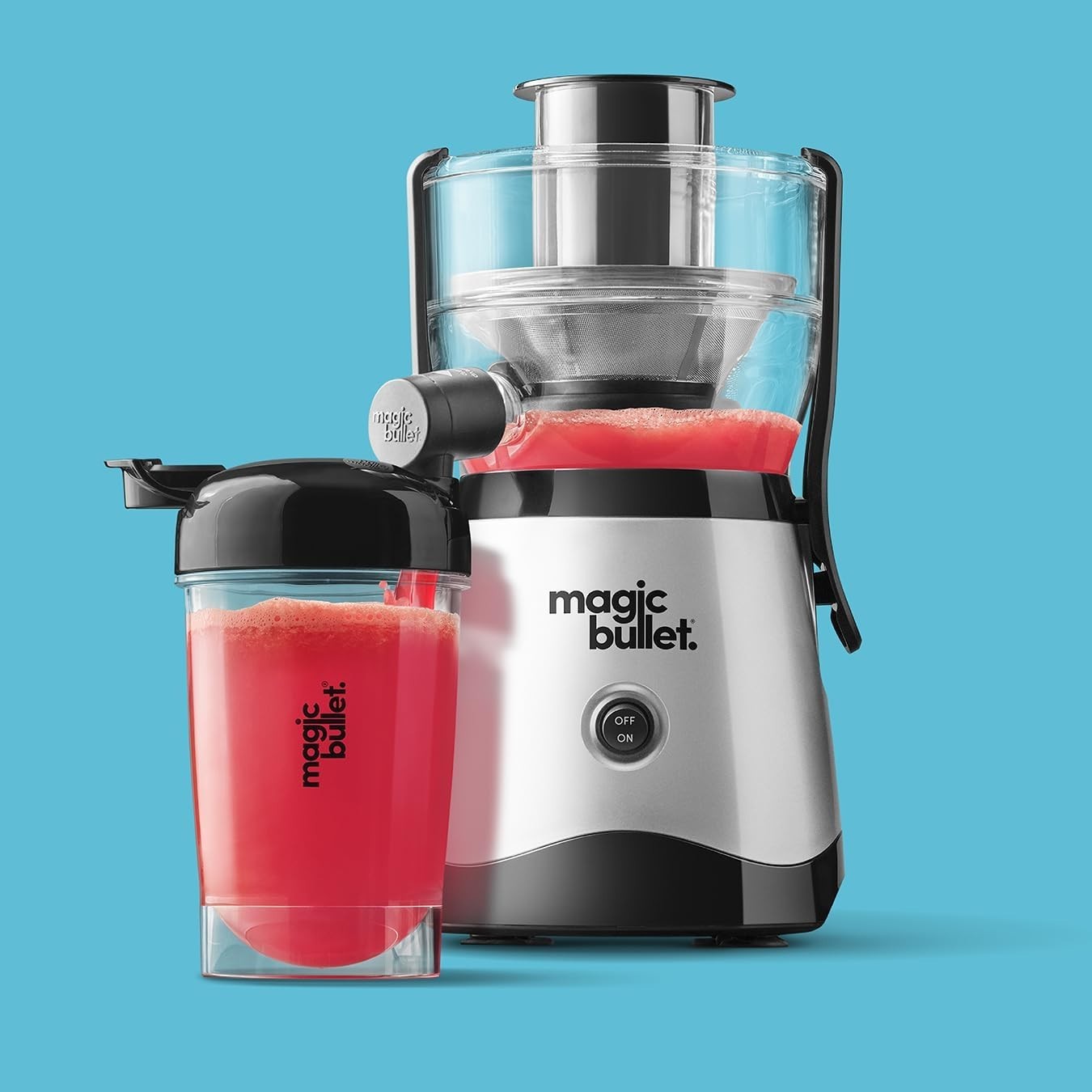 400W Centrifugal Juicer Compact To Go Cup Dishwasher Safe Easy Clean