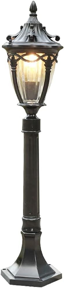 Outdoor Post Light Retro Garden Lantern IP55 E27 60W Lamp (B)