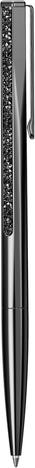 Black Crystal Ballpoint Pen Medium Ink Retractable Gift