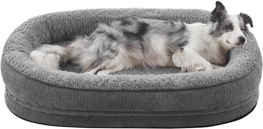 Large Orthopedic Memory Foam Dog Bed 89x64x18cm Washable