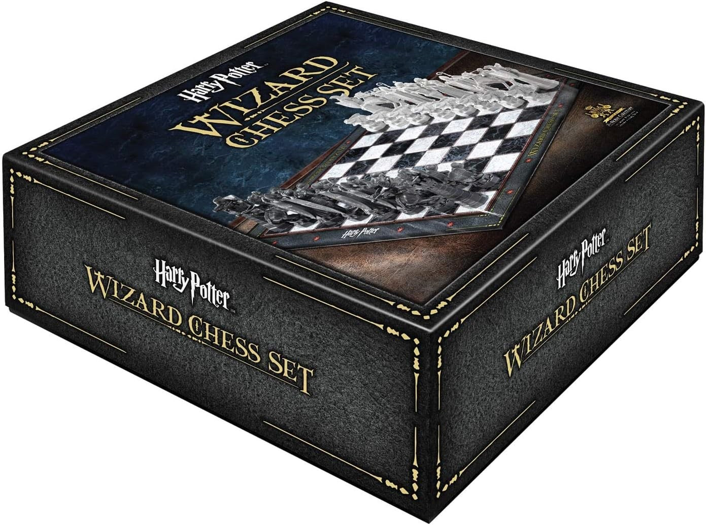 Wizard Chess Set Luxury Display – Detailed Battle Pieces & Board | Collector Gif