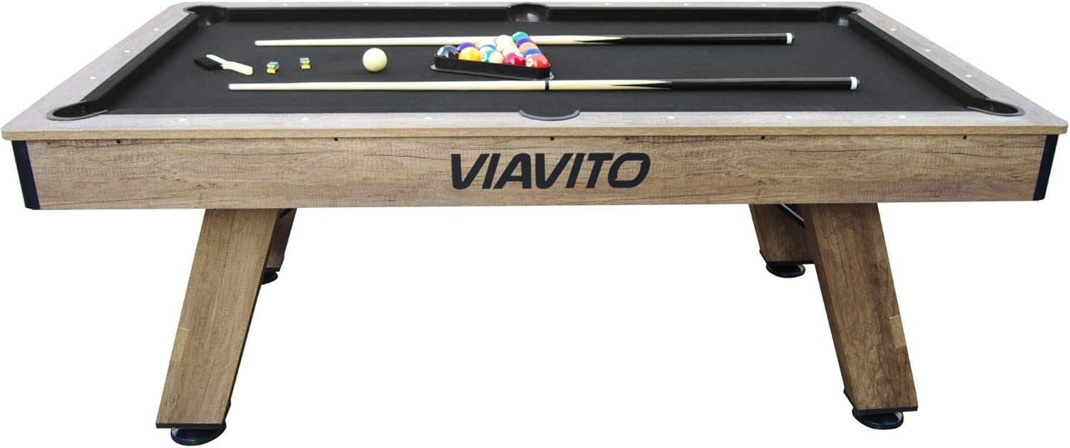 7FT Full Size Pool Table Heavy Duty Home Billiards Set w Accessories