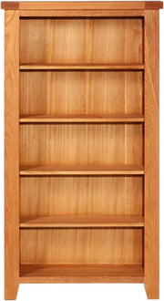 Solid Oak CD DVD Storage Unit 5 Tier Media Tower Holds 250 CDs