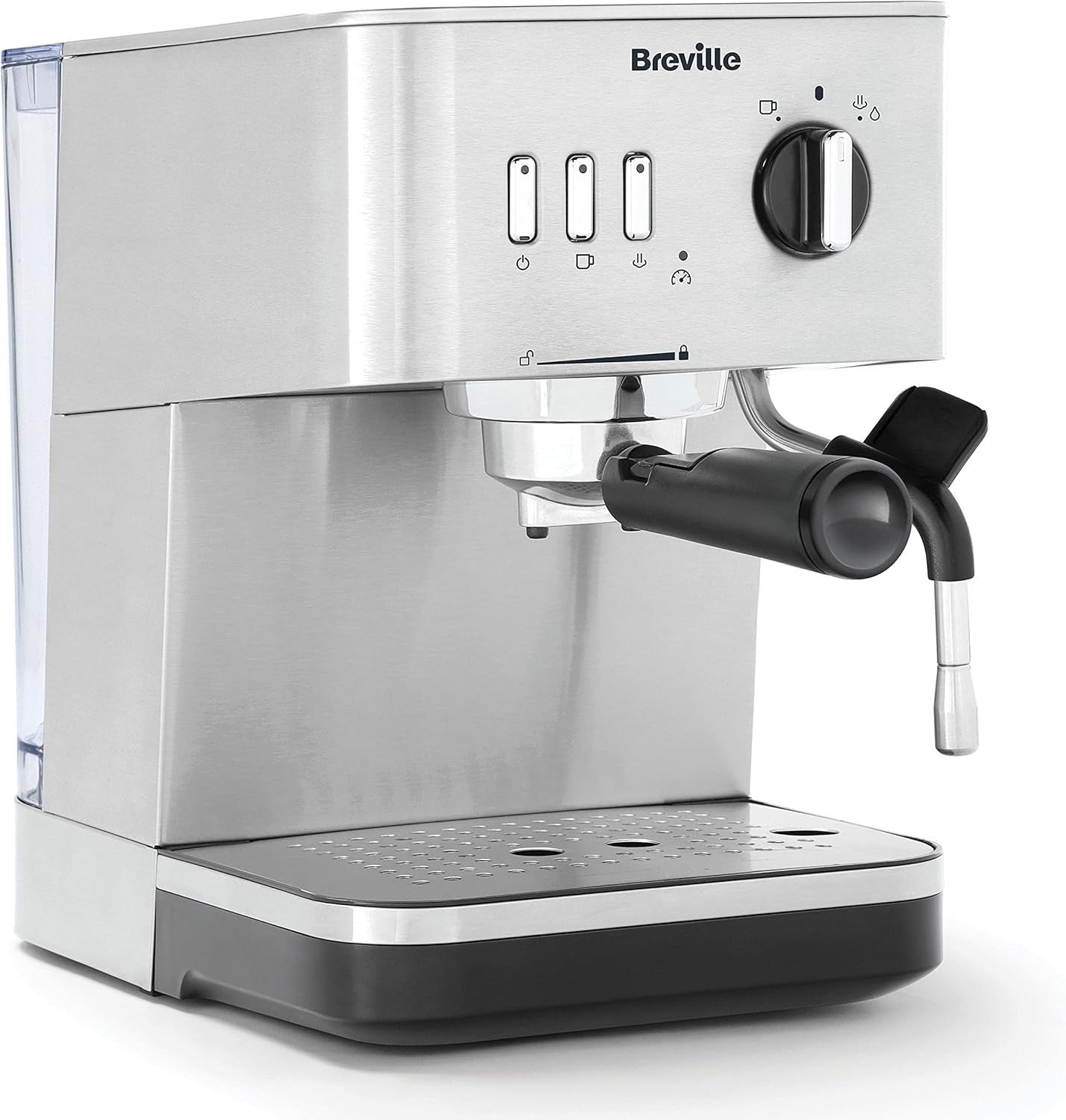 Espresso Coffee Machine | 15 Bar Pump | Steam Wand | Manual & Automatic | 1.5L