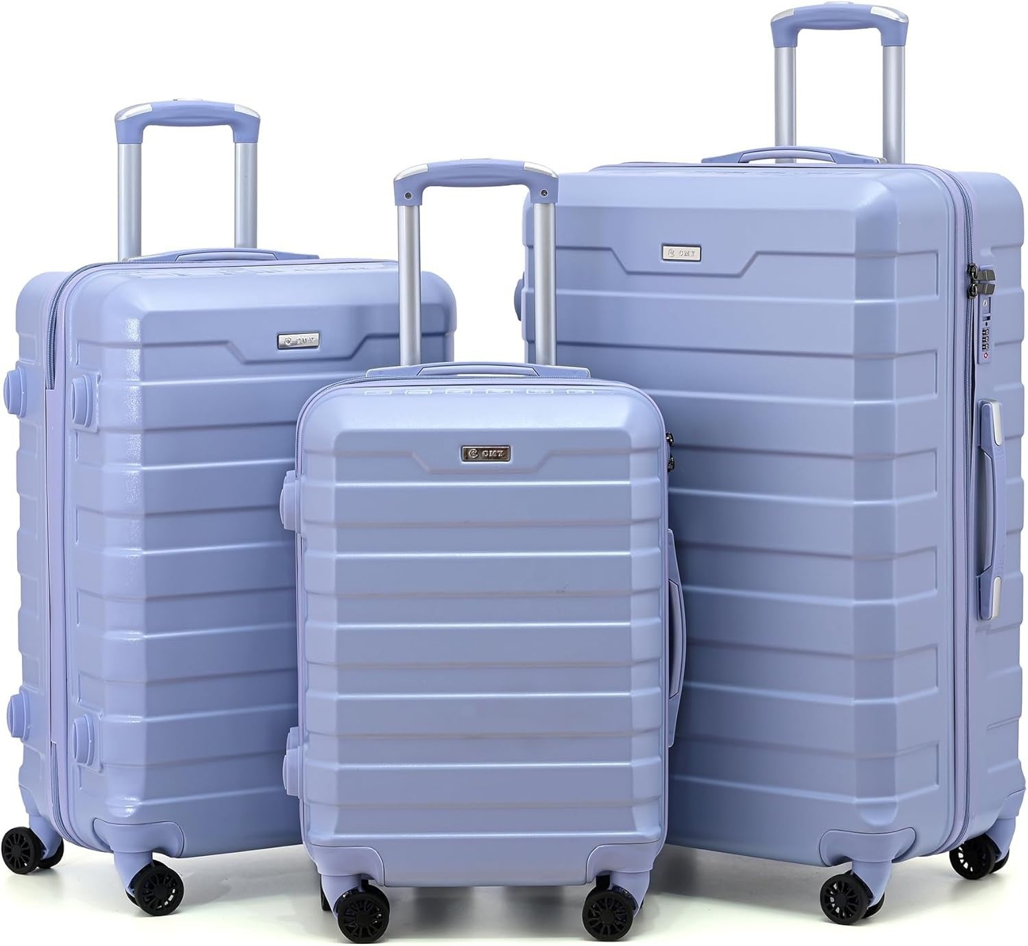 Complete Travel Luggage Set 20” 24” 28” Lightweight Hard Case TSA Spinner