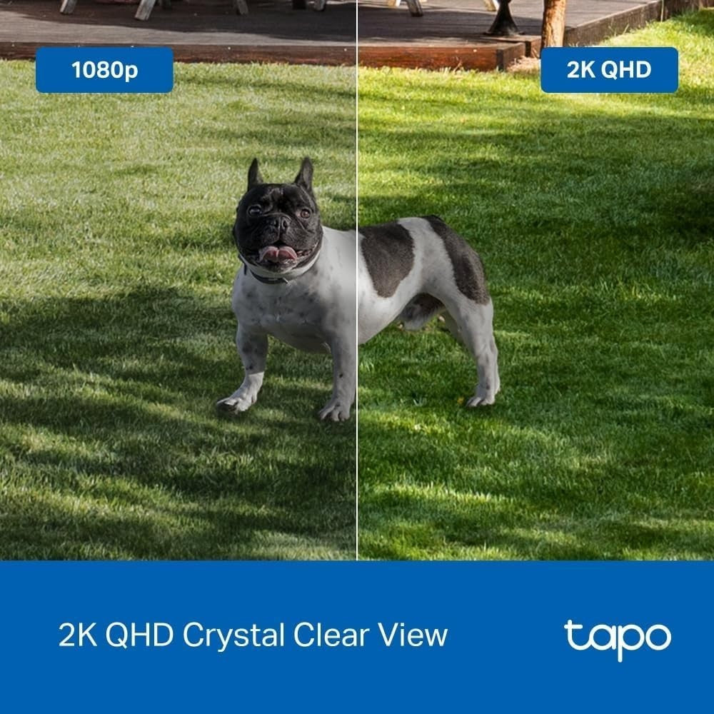 2K QHD Wireless Security Camera Outdoor 300 Day Battery AI Detection