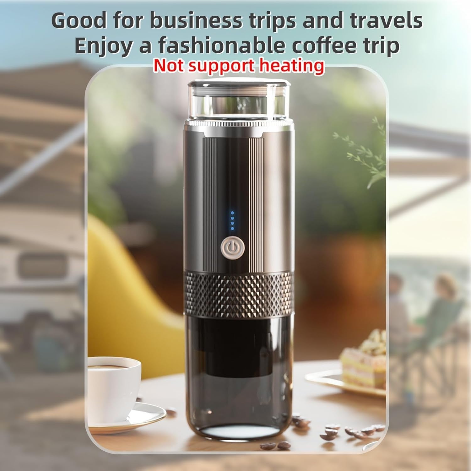 Portable Electric Espresso Maker 3-in-1 Hot Cold Brew Rechargeable