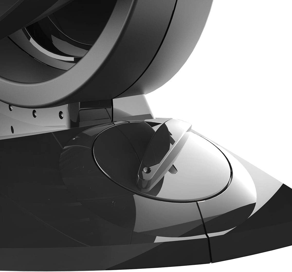 Black Table Fan – 3-Speed Quiet Air Circulator w/ Adjustable Tilt for Bedroom