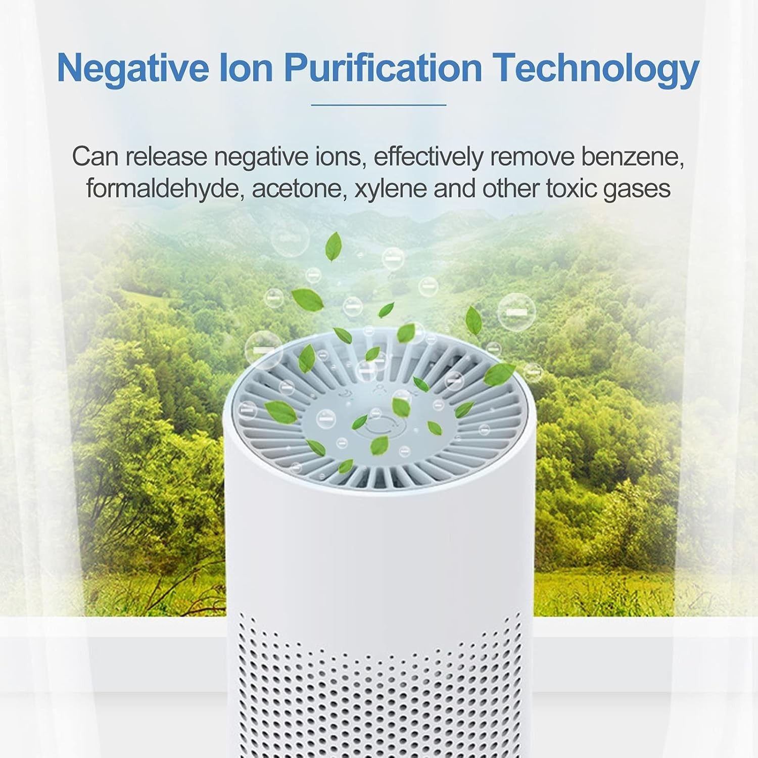 Mini HEPA Air Purifier Desktop Quiet Sleep Mode 150ft² USB