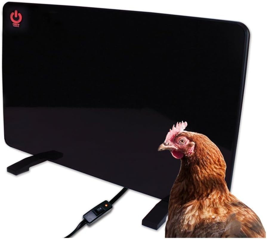 200W Chicken Coop Heater Flat Panel Radiant Safe Indoor