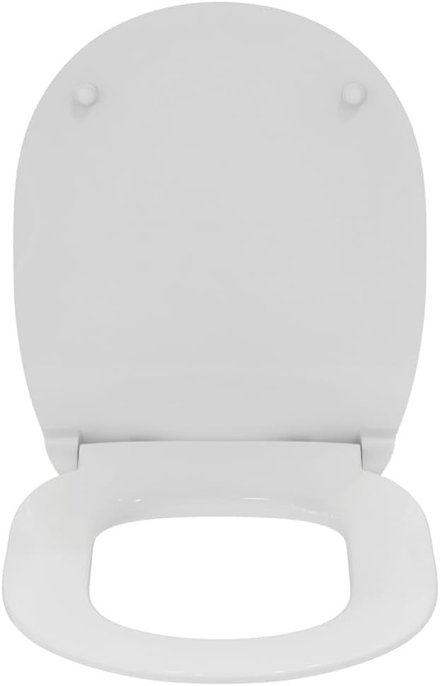 Concept Round Soft Close Toilet Seat White Gloss Sandwich Quick Release