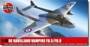 1:48 Scale Jet Plane Model Kit | De Havilland FB.5 FB.9 | Adult Hobby Gift