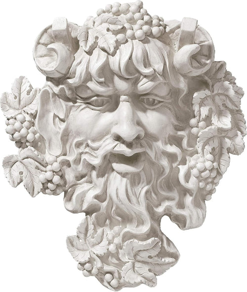 Bacchus Greenman Wall Sculpture 30.5cm Resin Plaque