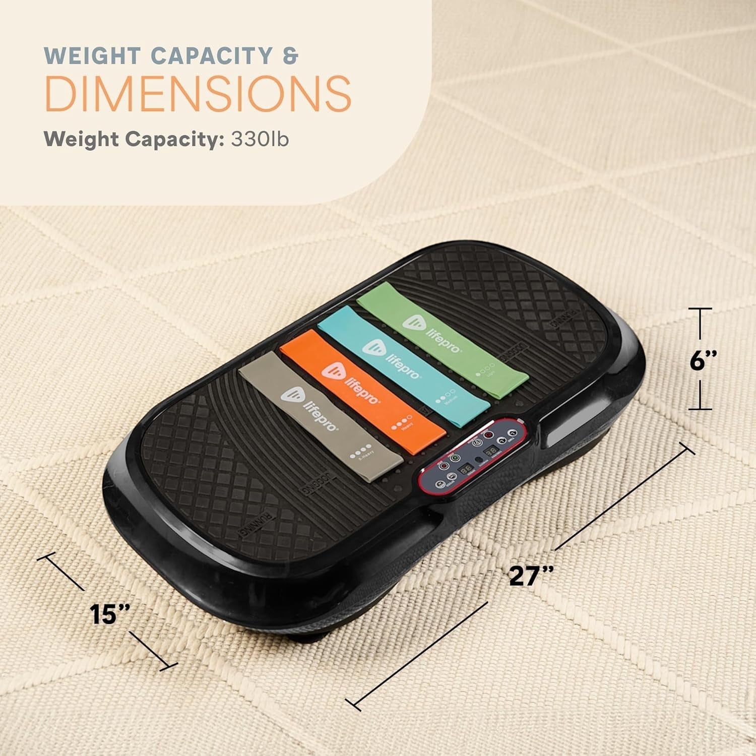 Full Body Vibration Plate Exercise Machine 99 Speeds Home Fitness Trainer