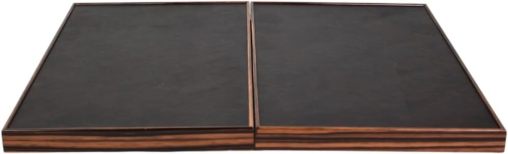 24” Leather Backgammon Set Regal Design Large Luxury Foldable Board Game