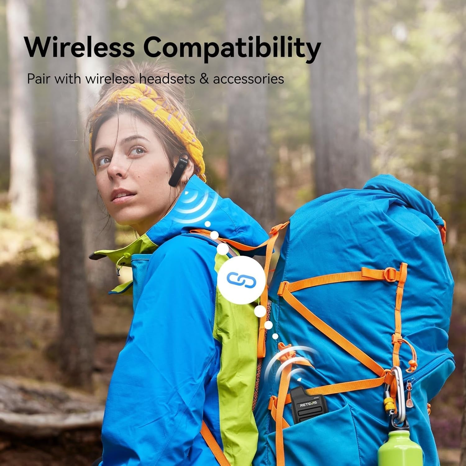 4G Network Walkie Talkie with GPS, WiFi, Zello, Type-C Fast Charge