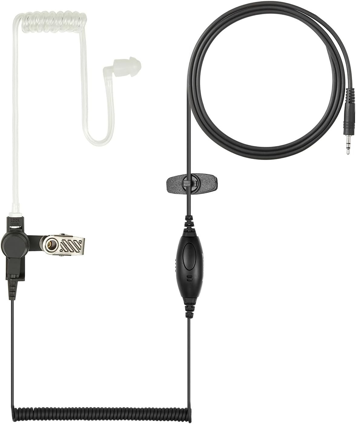 Two-Way Radio Headset DXFRS300 DXFRS800 PTT VOX Covert Earpiece