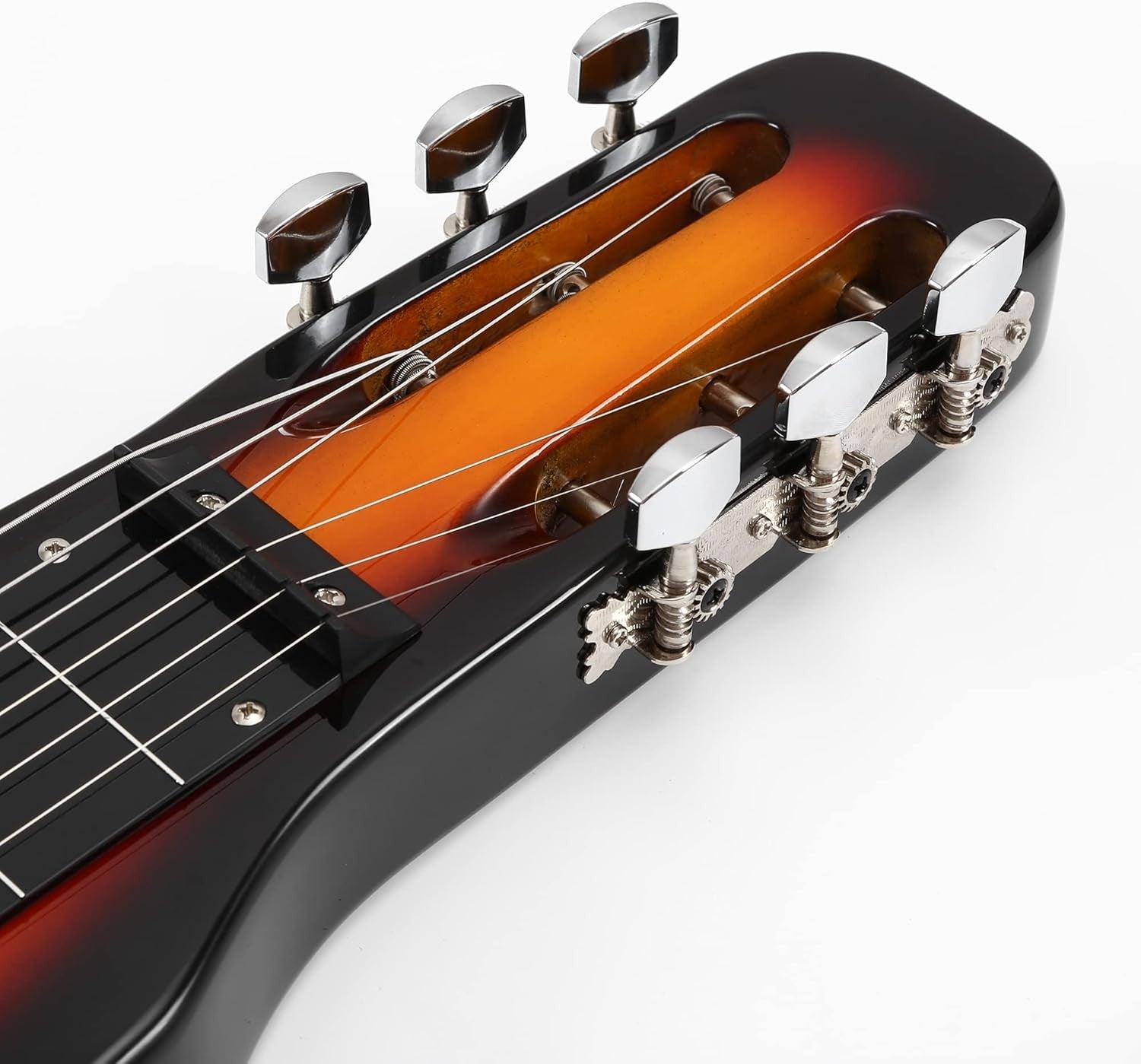 Lap Steel Guitar 6 String Electric Slide Full Size Sunburst