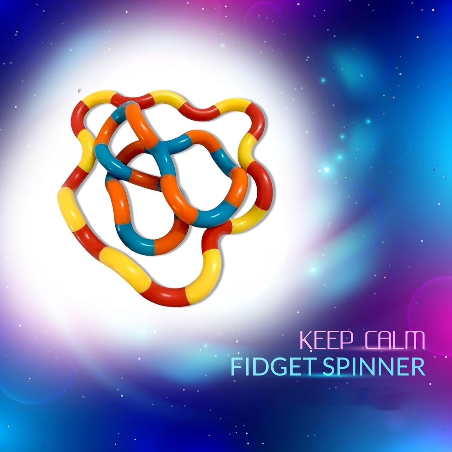 24PCS Fidget Twister Textured Stress Relief Toys Kids Adults Therapy