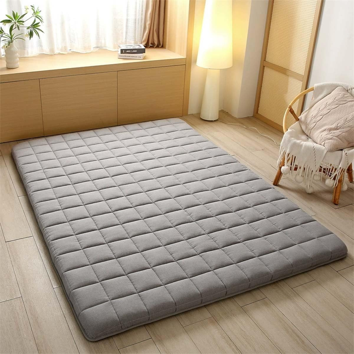 Foldable Futon Mattress Double 120x200cm Soft Tatami Bed Floor Pad