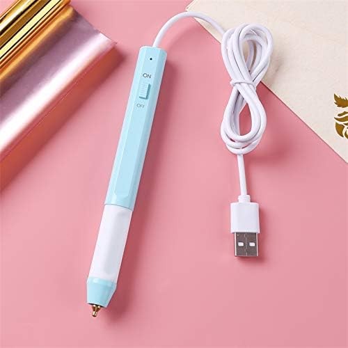 USB Heat Foil Pen Gold Foil Roll Set 2.5mm Tip for Card Making Crafts