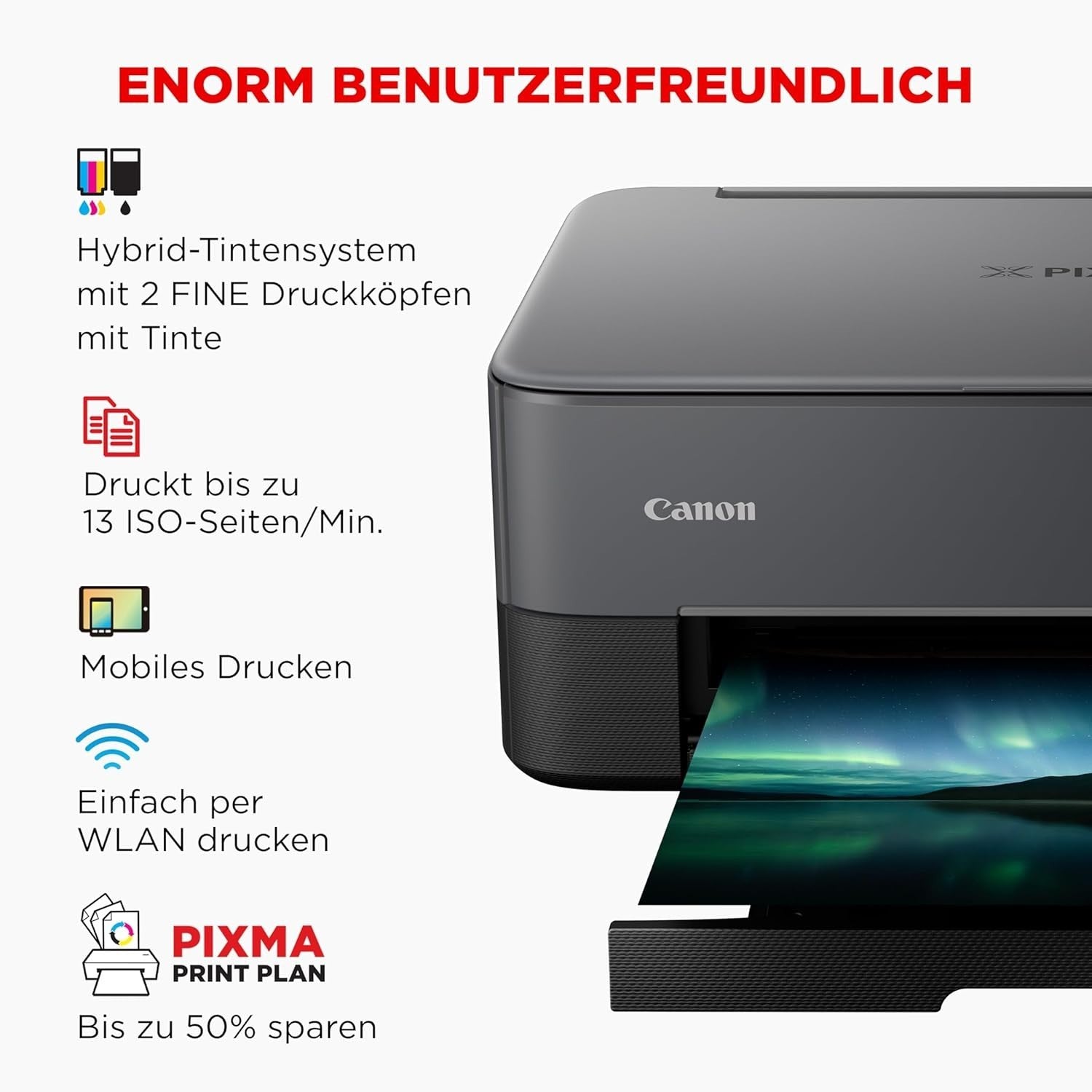 Wi-Fi Bluetooth Colour Inkjet Printer Auto Duplex A4 Copy Scan Home Office