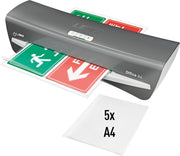 A4 Laminator Small Office Fast 1 Min Warm Up Auto Feed 75–125 Mic