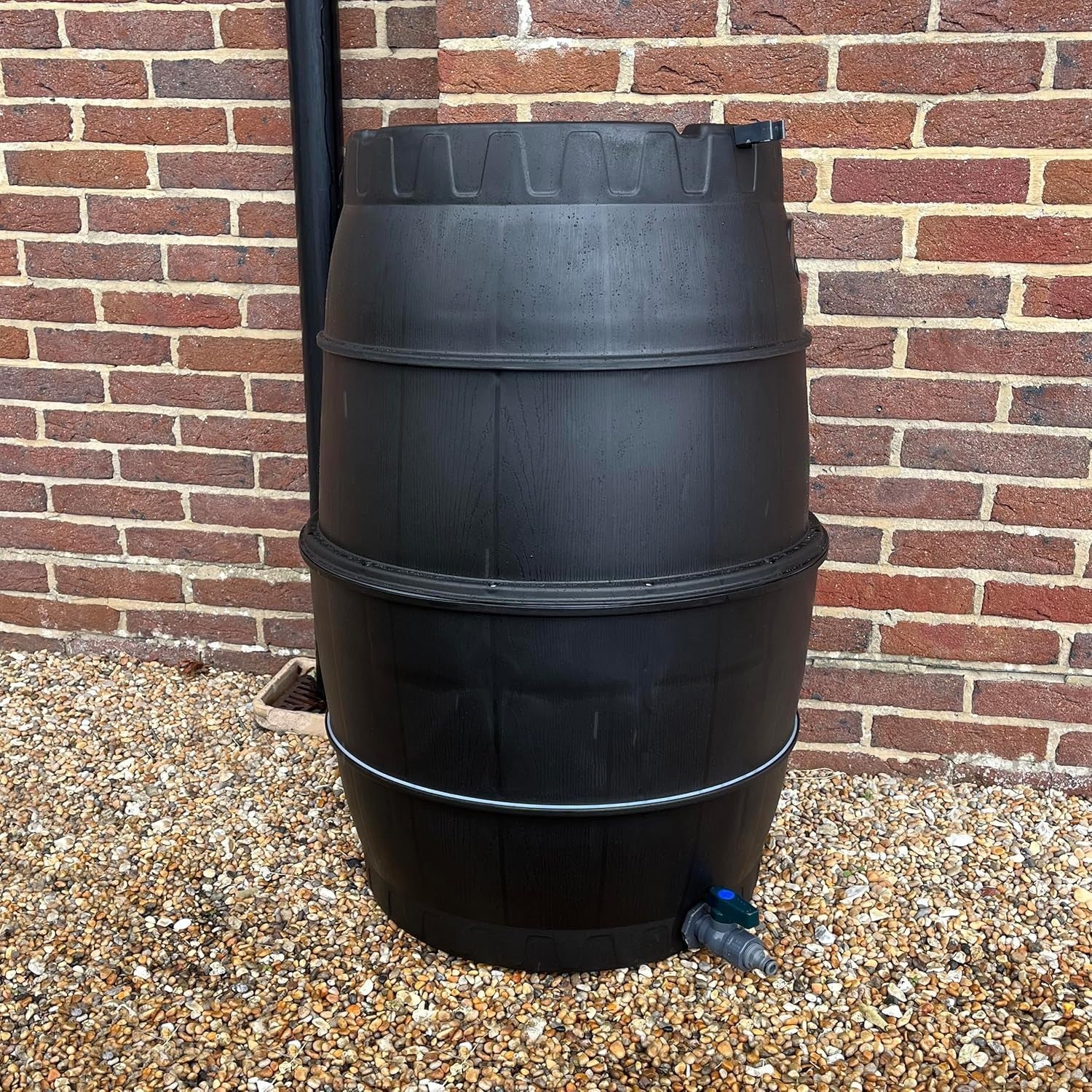 170L Garden Water Butt Barrel with Tap & Lid Rainwater Collector