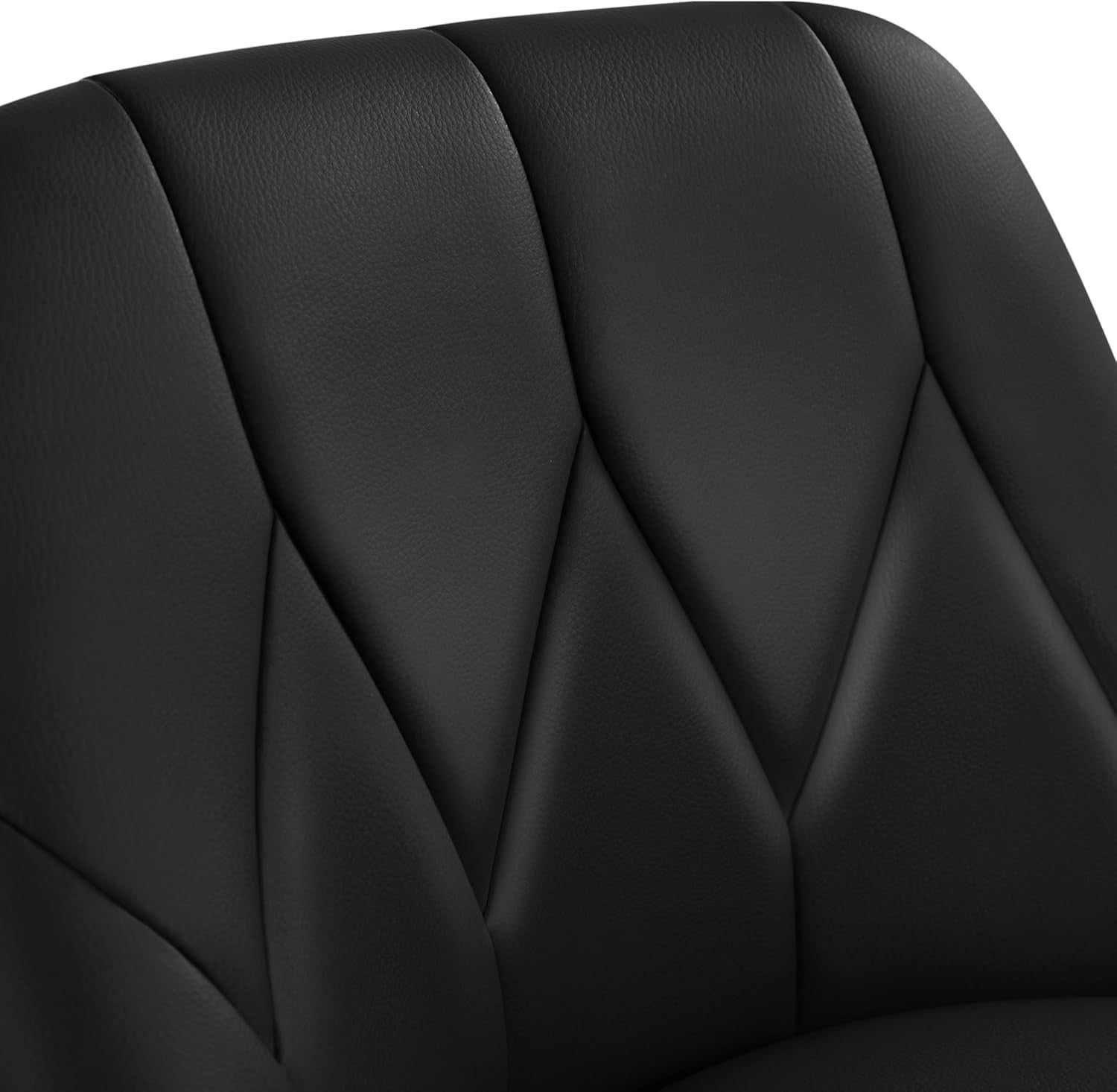 Adjustable Swivel Bar Stools with Backrest & Footrest – Black