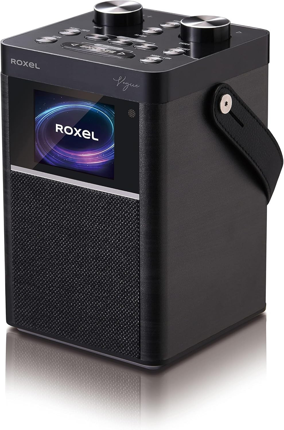 Portable DAB/DAB+ FM Radio Wireless Speaker Alarm USB Black
