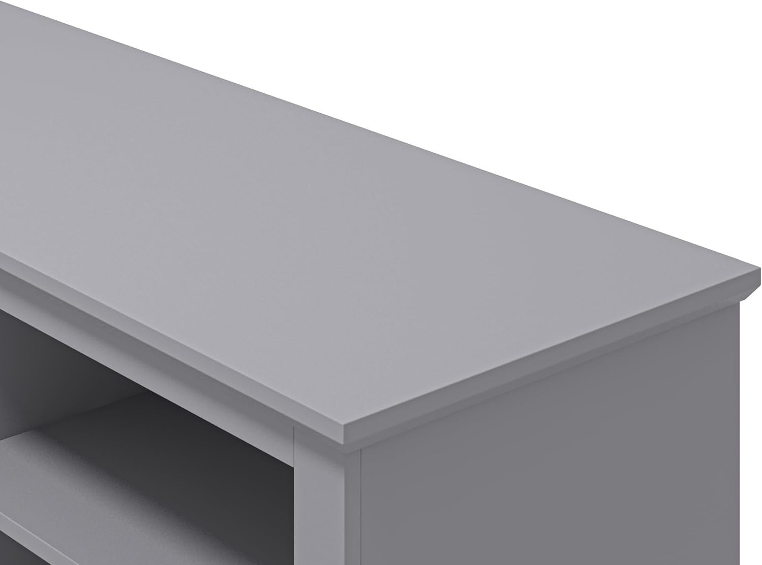 150cm TV Stand Cabinet Unit for 65” TV | Grey Wood Media Console Shelf